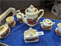 Tea Pot w/ Mugs, & Other Accessories