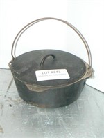 Cast iron dutch oven with lid (unbranded)