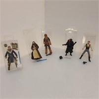 Star Wars figures w/weapons Lot of 5