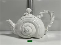 Fab Vtg Sea Shell Tea Pot