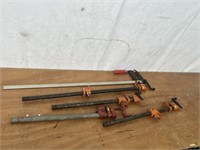 (5) Various Pipe Clamps