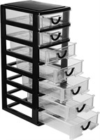 Rempry Mini Plastic Drawers Organizer,