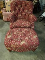 La-Z-Boy chair with ottoman