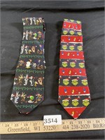 Bugs Bunny Tie & Grinch Tie