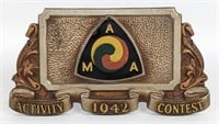 1942 AMA Activity Contest Plaque