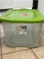 Sterilite EZ Carry 17.5 Gal. Clear Tote w/ Lid