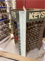 Key cutter with selection of keys