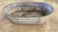 3ft by 1ft galvanized wash tub