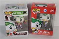2 Funko Pop! Batman The Joker Figures