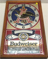 Budweiser Mirror Clock