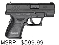 Springfield Armory XD SubCompact 9mm Pistol