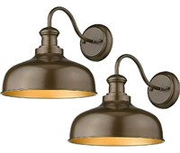 Redeast, Farmhouse Gooseneck Barn Lights, Set of 2