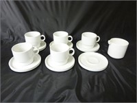 Bauhaus Trend Pacific Tea Cups, Saucers & Creamer