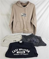 4 Hoodies, Case Western Reserve & Others Size M