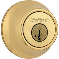 $19  Polished Brass Double Cylinder Deadbolt