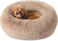 Bedsure Calming Dog Bed for Small Dogs - Donut Wa