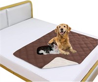 SUNNYTEX Waterproof & Reversible Dog Bed Cover Pe