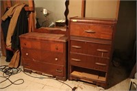 Mahogony Veneer Dresser & Vanity
