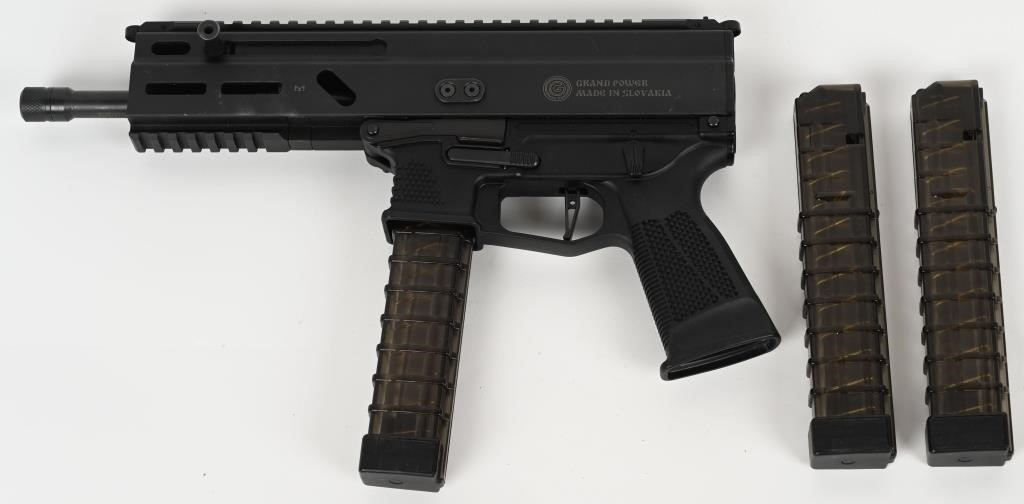 STRIBOG SP9A1 SEMI AUTO PISTOL WITH 3 MAGAZINES