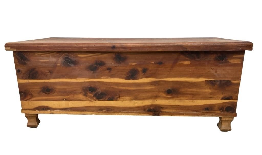 Elongated Wood Chest