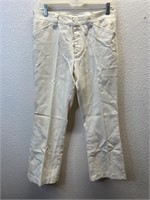 Vintage Levi’s Sta-Prest White Textured Pants