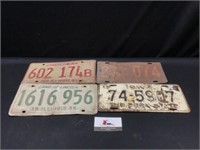 Vintage License Plates