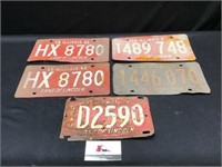 Vintage License Plates