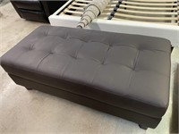 Abbseyson Bed seat in Charcoal Leather