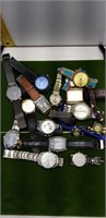 15PC WRIST-WATCHES FOR-PARTS! VIEW-PICS!