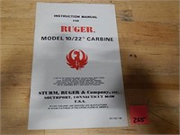 Ruger Mdl 10/22 Carbine Manual