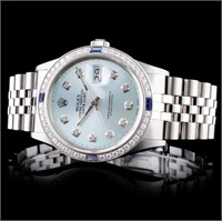 36mm Rolex DateJust  Diamond Watch