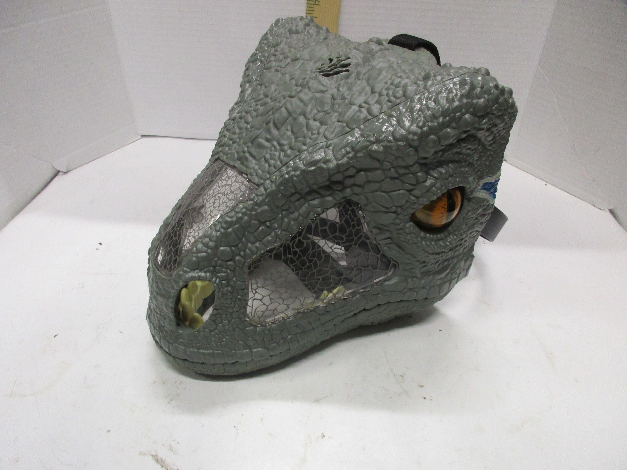 Velociraptor mask with sound effect
