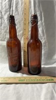 Amber Colored Hamm Beer Bottle, Beer Bottle