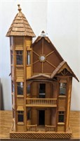 LARGE DECORATIVE DOLL HOUSE WOODEN