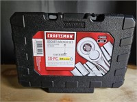 Craftsman Socket Wrench Set 10pc Sealed