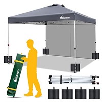 OLILAWN 10x10ft Pop Up Canopy Tent, Outdoor Easy U
