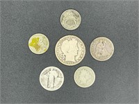 6 - early U.S. coins