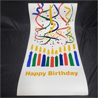 Happy Birthday lithograph poster