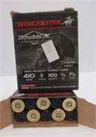 (20) Rounds of Winchester .410 3" 3/4oz. 7 1/2
