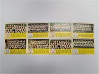 1958 Topps (8) Team Cards 7 Different