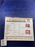 Vintage Sams Photofact Folder No 913 TVs