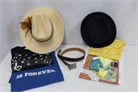 T-shirts, Hats and Belt Collection
