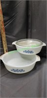 Vintage Anchor Hocking Casserole Round Dish set