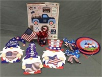 Gnome Theme Fourth Of July Decorations Lot