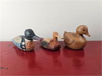 3 Decorative Ducks-See Pictures