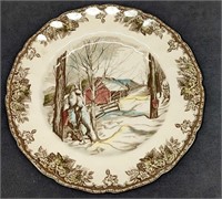 Sugar Maples Friendly Village Large Dinner Plate J