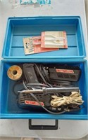 WELLER SOLDERING GUNS AND IRON IN PLASTIC STORAGE