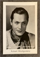 ROBERT MONTGOMERY: Antique Tobacco Card (1931)