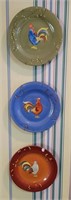 ROOSTER DECOR PLATES