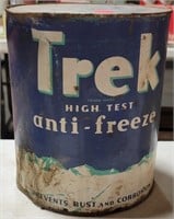 TREK HIGH TEST ANTI-FREEZE TIN CAN